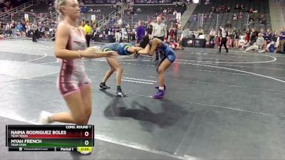 106 lbs Cons. Round 1 - Naima Rodriguez Boles, Team Texas vs Myah French, Team Utah