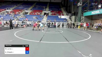 220 lbs Rnd Of 64 - Malachi Lorne, Oklahoma vs Sean O'Keefe, Michigan