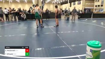 147 lbs 3rd Place - Cordan McDonnell, Bethel Park vs Tasso Whipple, Penn Trafford