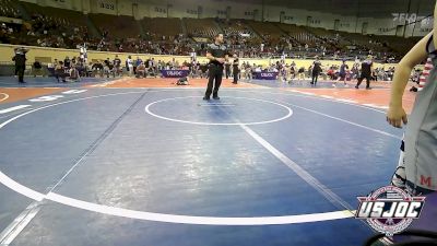 49 lbs Final - Lane Plumlee, Mustang Bronco Wrestling Club vs Myles Pendleton, NORTH DESOTO WRESTLING ACADEMY