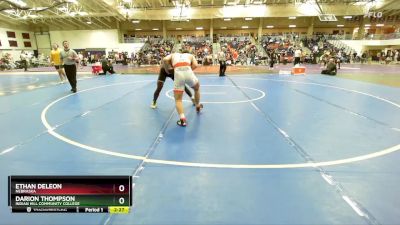 184 lbs Quarterfinal - Ethan DeLeon, Nebraska vs Darion Thompson, Indian Hill Community College