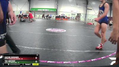 170 lbs Placement (4 Team) - Jacob Skinner, Storm Wrestling Center vs Tim Brown, Level Up Wrestling