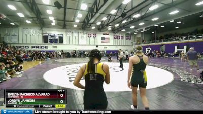 120 lbs Champ. Round 2 - Jordyn Jamison, Hanford vs Evelyn Pacheco Alvarado, Hermiston