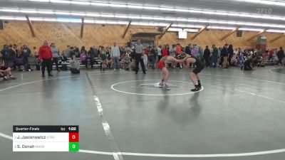 105 lbs Quarterfinal - Jack Jasionowicz, Stroudsburg vs Simon Donah, Marathon