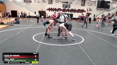 190 lbs Round 3 - Kayo De Morais, Level Up vs Paul Hale, Southern Wolves Wrestling Club