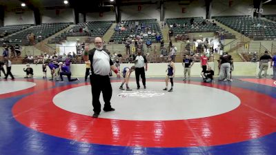 84 lbs 3rd Place - Isaiah Williams, South Forsyth WAR Wrestling Club vs Levi Allison, Troup Wrestling