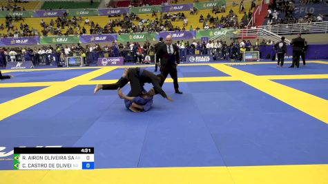 RYAN AIRON OLIVEIRA SANTANA SANT vs CAUAN CASTRO DE OLIVEIRA 2024 Brasileiro Jiu-Jitsu IBJJF