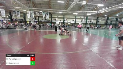 190 lbs Final - Brendan Partridge, Westfield vs Ethan Osburn, Gunston Wrestling Club