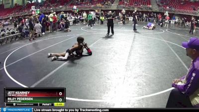 80 lbs Cons. Semi - Riley Pedersen, GI Grapplers vs Jett Kearney, The Best Wrestler