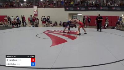 70 kg Round Of 64 - Cole Handlovic, Spartan Combat RTC vs Blake McGee, DeKalb Wrestling Club