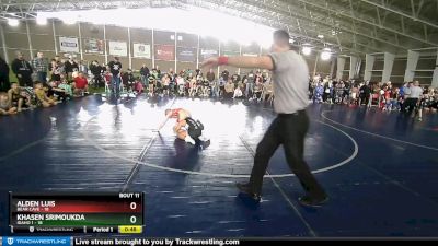 74 lbs Quarters & Wb (16 Team) - Khasen Srimoukda, Idaho 1 vs Alden Luis, Bear Cave