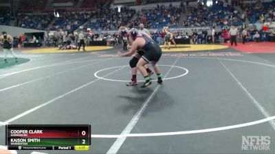 3A-215 lbs Semifinal - Kaison Smith, Warrenton vs Cooper Clark, Harrisburg