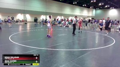 106 lbs Round 4 (16 Team) - Noah Milligan, Cow Valley vs Sean Gamer, Ohio Devils