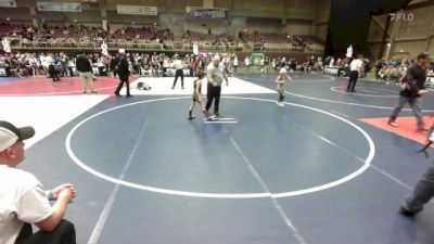 61 lbs Quarterfinal - Jd Alguire, NM Bad Boyz vs Uriah Gonzales, Montrose Elite Wrestling