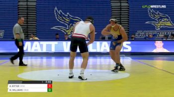 197 lbs HUNTER RITTER, WISC vs MATT WILLIAMS, CSUB