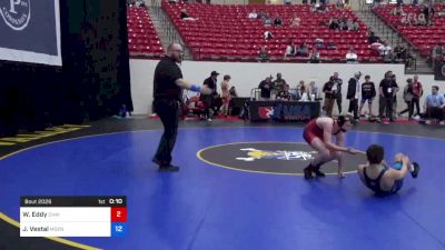 45 kg Cons 16 #2 - Wyatt Eddy, Chain Wrestling Academy vs Jaxsen Vestal, Moen Wrestling Academy