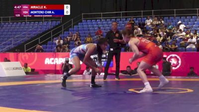 62 kg Semifinal - Kayla Miracle, USA vs Astrid Montero, VEN