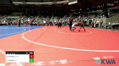 67 lbs Round Of 16 - Niko Proctor, Henryetta Knights Wrestling Club vs Kason Harper, Collinsville Cardinal Youth Wrestling