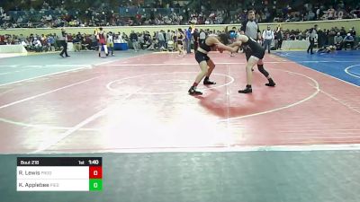 120 lbs Quarterfinal - Rosco Lewis, Prodigy vs Kingston Applebee, Piedmont