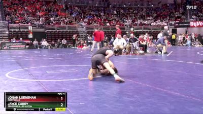 2A-113 lbs Champ. Round 2 - Jayce Curry, Sergeant Bluff-Luton vs Jonah Luensman, Monticello