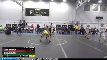 88 lbs Finals (2 Team) - Deklan Barr, 4M vs Joey Womack, Mavericks