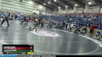 71 lbs Placement (16 Team) - Trystyn Ashby, Utah Gold vs HAYDEN NOZIE, West Coast Riders