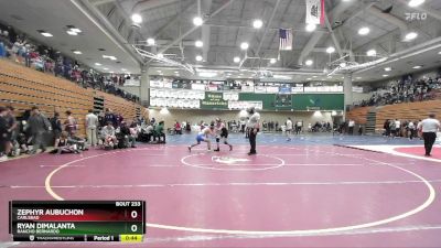 113 lbs Quarterfinal - Zephyr Aubuchon, Carlsbad vs Ryan Dimalanta, Rancho Bernardo