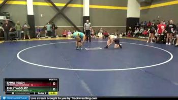 142 lbs Round 3 (4 Team) - Emma Peach, Potentially Dangerous vs Emily Vasquez, Nebraska Vipers Green