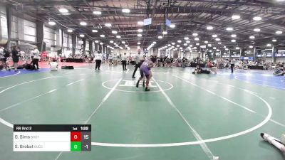 126 lbs Rr Rnd 2 - Gylon Sims, Team Shutt Dynasty vs Silas Brobst, Buccaneers WC