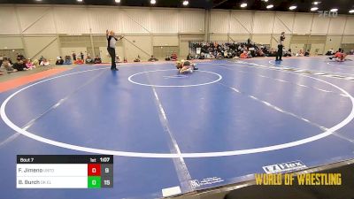 76 lbs Rr Rnd 3 - Fernando Jimeno, Untouchables 12u Black vs Blaze Burch, Oklahoma Elite 12U