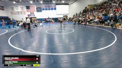 132 lbs Cons. Round 4 - Reece Grubbs, Torrington vs Colter Price, Thermopolis