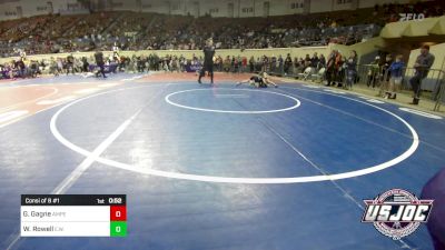 61 lbs Consi Of 8 #1 - Gavin Gagne, Amped Wrestling Club vs Waylon Rowell, Elgin Wrestling