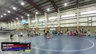 75 lbs Placement Matches (8 Team) - Maya Iverson, Hawaii vs Piper Eller, Utah 1