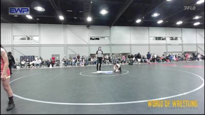 60 lbs Quarterfinal - Bree Leyba, Sisters On The Mat Black vs Aissa Castillo, Aggression Legionaries Girls