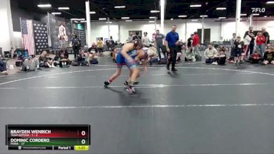 100 lbs Round 7 (8 Team) - Dominic Cordero, POWA vs Brayden Wenrich, Team Gotcha - 1