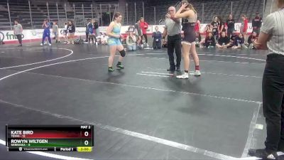 W 164 lbs Round 2 (4 Team) - Kate Bird, Texas vs Rowyn Wiltgen, Nebraska