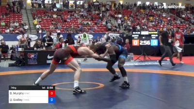 74 kg Quarters - Brian Murphy, NYAC/NJRTC vs Quinton Godley, TMWC/ WOLFPACK WC