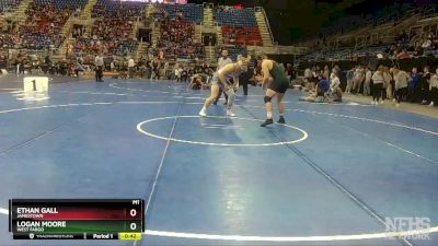 220 lbs Cons. Round 3 - Logan Moore, West Fargo vs Ethan Gall, Jamestown