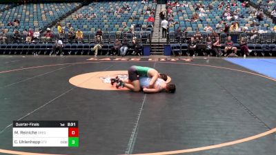 174 lbs Quarterfinal - Mason Reiniche, Oregon State-UNATT vs Caleb Uhlenhopp, Utah Valley