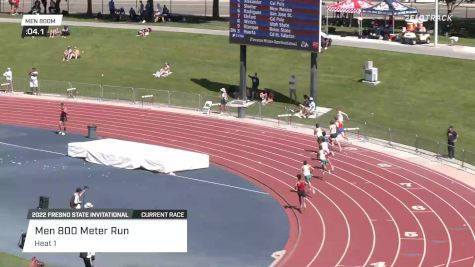 Men's 800m, Heat 1
