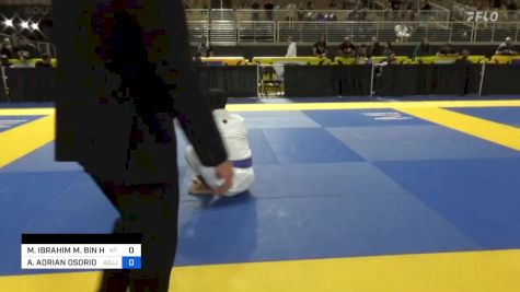 MOHAMMED IBRAHIM M. BIN HURAYMIL vs ALEXANDER ADRIAN OSORIO MENDEZ 2024 Pan Jiu Jitsu IBJJF Championship