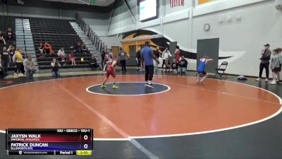 10U-1 lbs Rr2 - Jaxysn Walk, Immortal Athletics vs Patrick Duncan, Ellsworth RTC