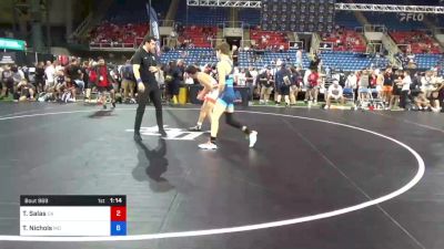 138 lbs Cons 64 #1 - Tyler Salas, California vs Taryn Nichols, Missouri