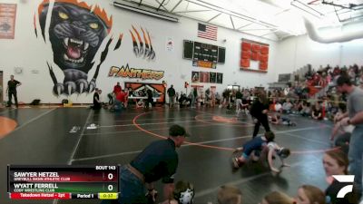 49 lbs Quarterfinal - Sawyer Hetzel, Greybull Basin Athletic Club vs Wyatt Ferrell, Cody Wrestling Club