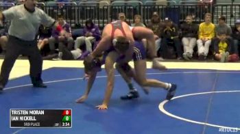 141 3rd Place - Tristen Moran, Oklahoma State - UNA vs Ian Nickell, CSU-Bakersfield