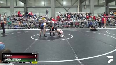 79 lbs Cons. Round 1 - Joseph Peterson, WR- Topeka Blue Thunder vs Aj Ross, Dodge City