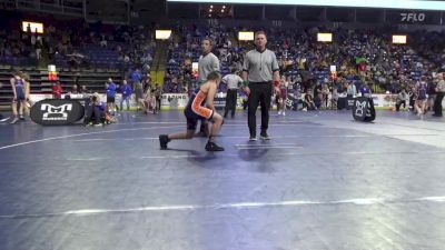 95 lbs Consy 2 - Evan Ross, Abington Heights vs Carter Deeter, Southern Columbia