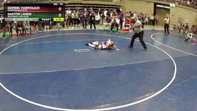 70 lbs Cons. Round 2 - Dominic Marmolejo, Cimarron Bad Boys vs Daxton Landis, Southern Utah Elite