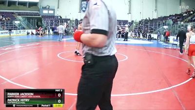 101 lbs Champ. Round 2 - Parker Jackson, North Penn Liberty High School vs Patrick Mitry, Tottenville-PSAL