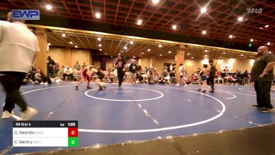 100-106 lbs Rr Rnd 4 - Dagan Gearlds, Buccaneer Wrestling vs Christian Gentry, South Bossier Elite Wrestling